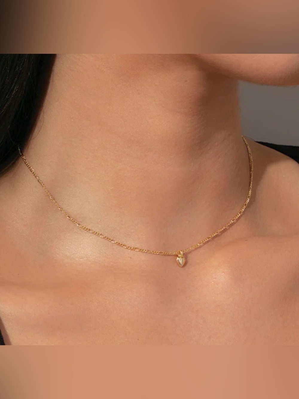 NEW Uncommon James Gold Mini Heart Necklace